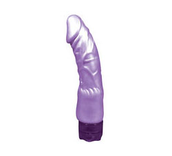 Pearlshine The Satin Sensationals The Clit Pleaser Vibrator Waterproof 7 Inch Lavender